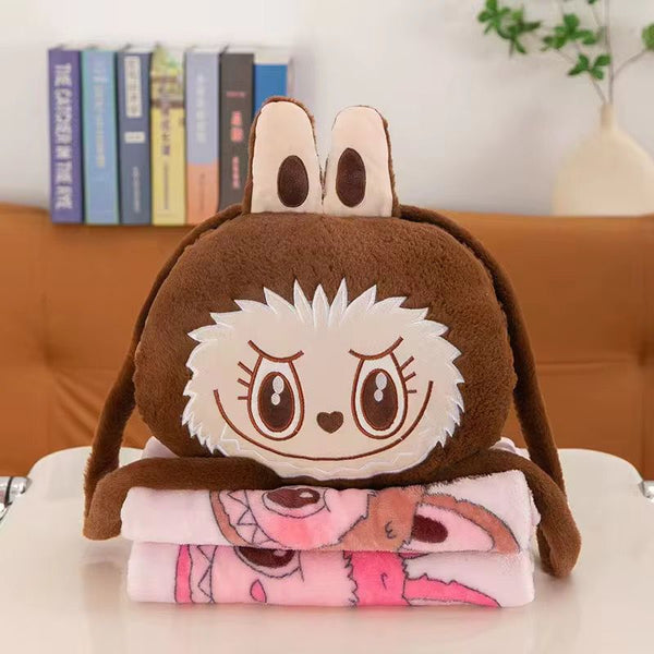 peluche cobija abrazador labubu