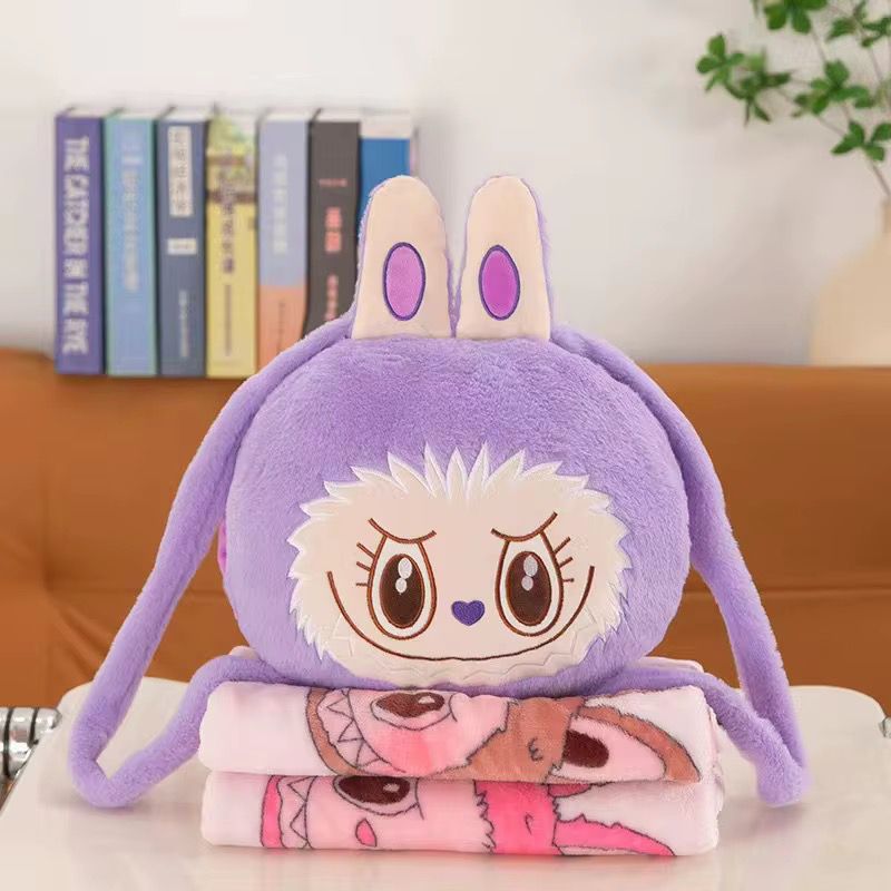 peluche cobija abrazador labubu