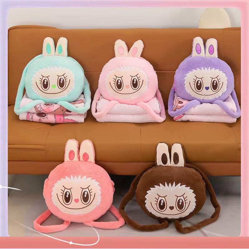 peluche cobija abrazador labubu
