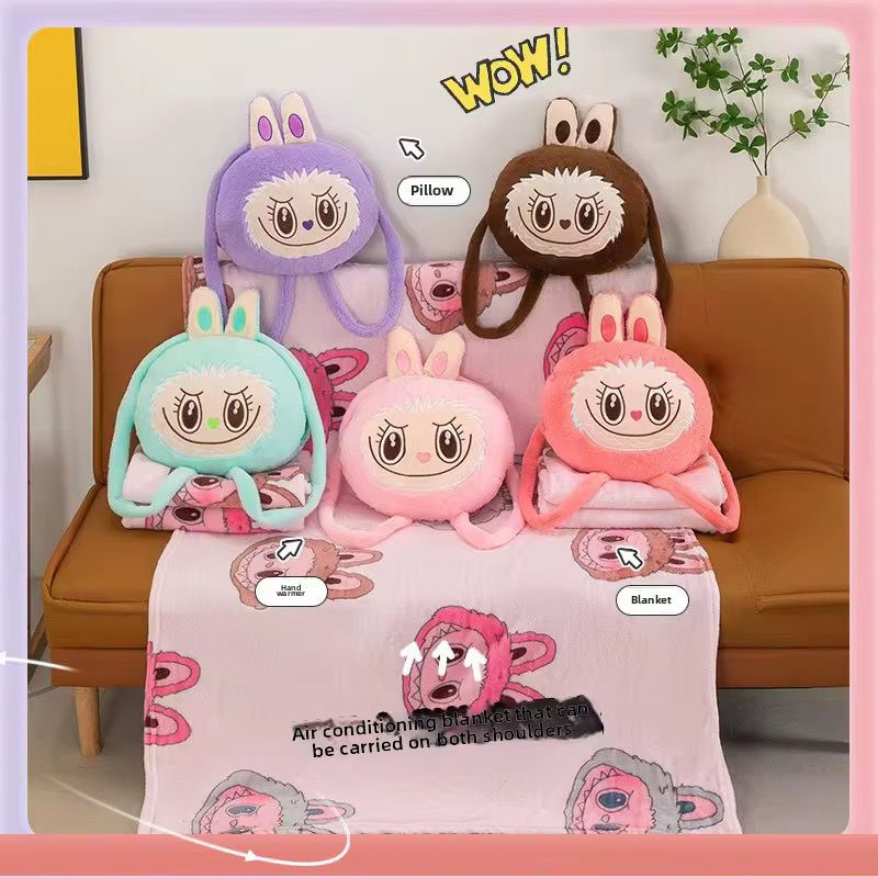 peluche cobija abrazador labubu