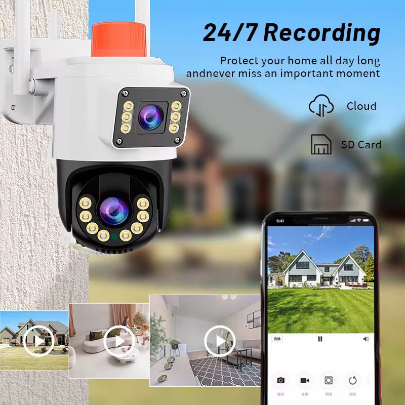 CAMARA DE SEGURIDAD DOBLE LENTE