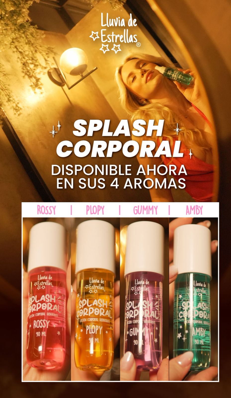 PERFUME CORPORAL LLUVIA DE ESTRELLAS