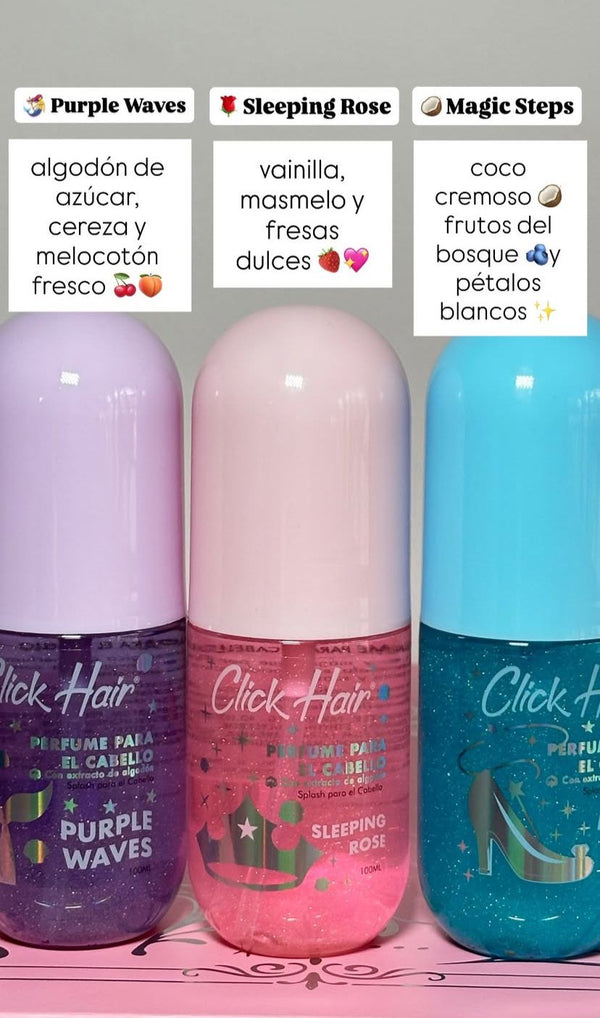 perfumes de princesa click hair