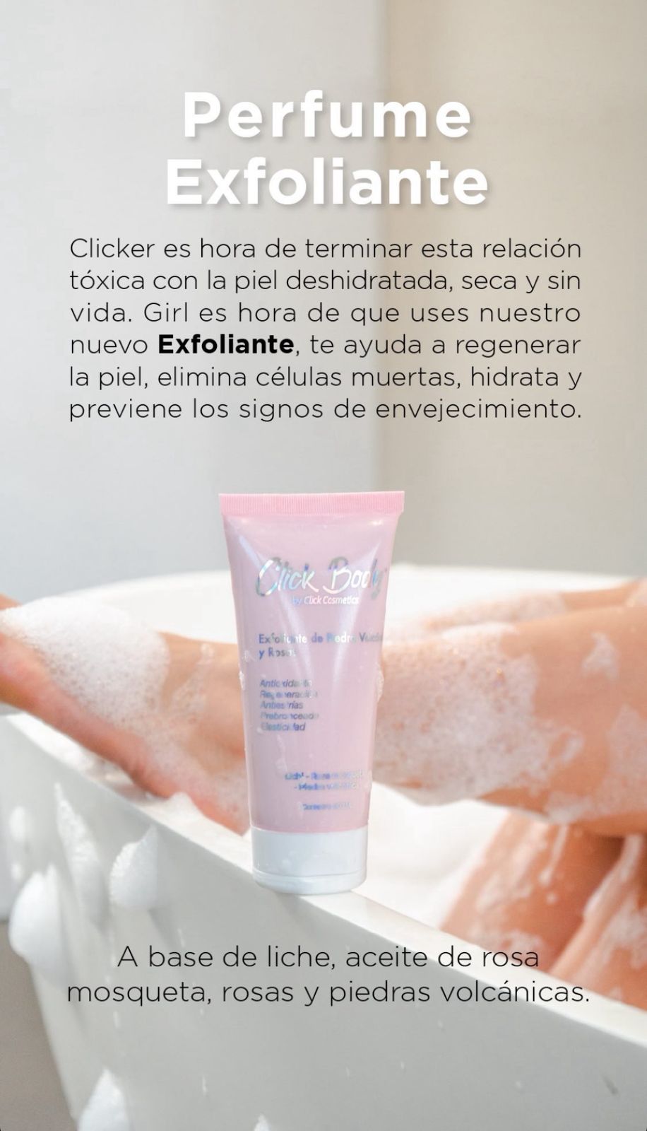 EXFOLIANTE CORPORAL CLICK HAIR