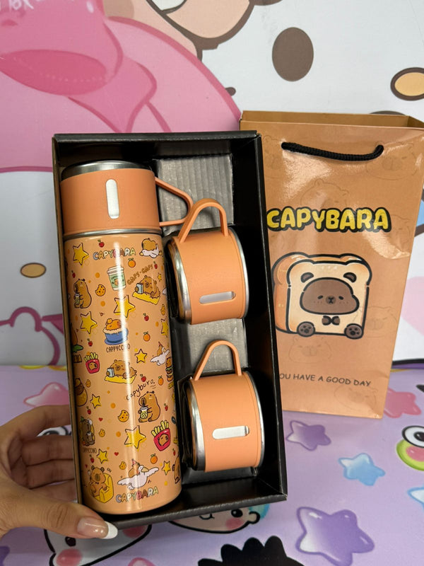 termo capibara con pocillo