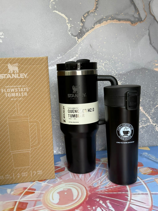 TERMO DOBLE STANL NEGRO