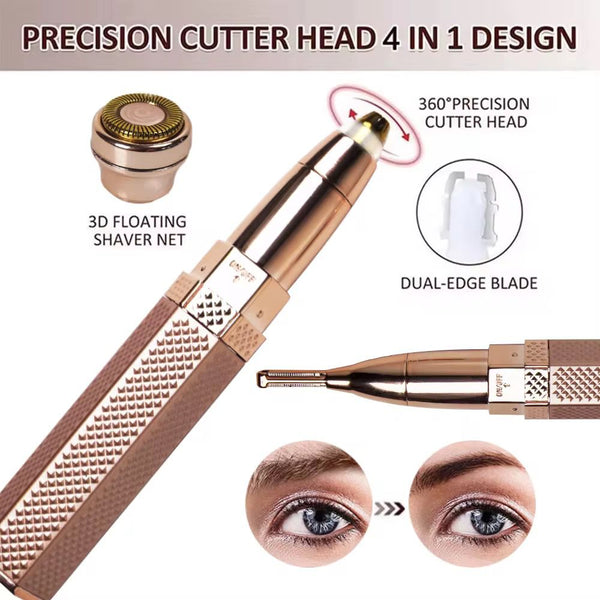 depilador de cejas y pestañas 4 en 1