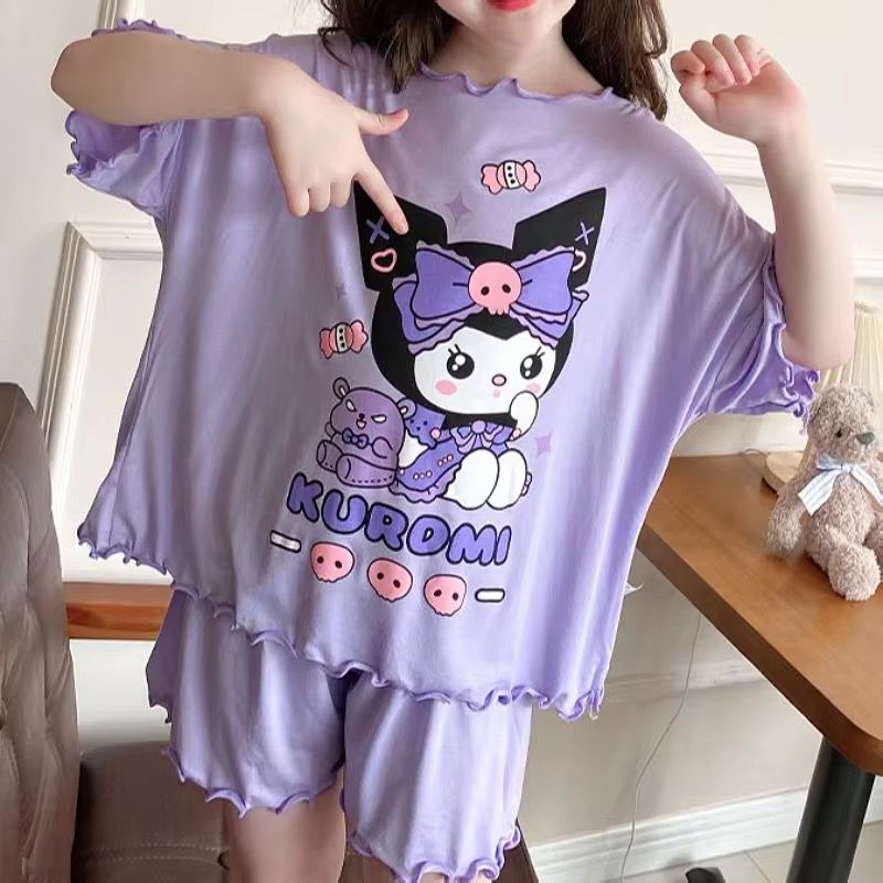 PIJAMA DE KUROMI SHORT UNICOLOR TALLA 8