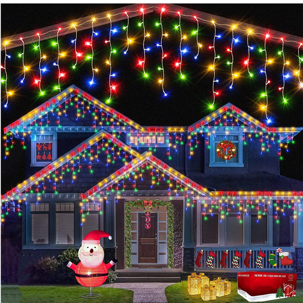 luz navidad cascada 200 bombillos 6 metros