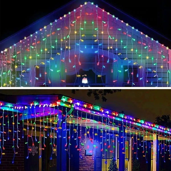 luz navidad cascada 100 bombillos 3 metros