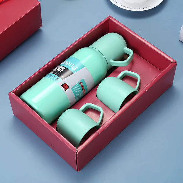 termo 2 posillos bolsa de regalo roja