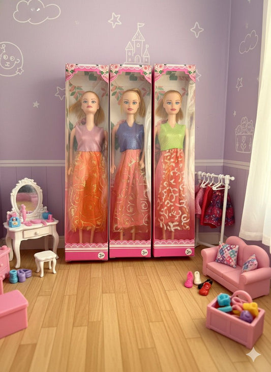 muñeca sencilla tipo barbie