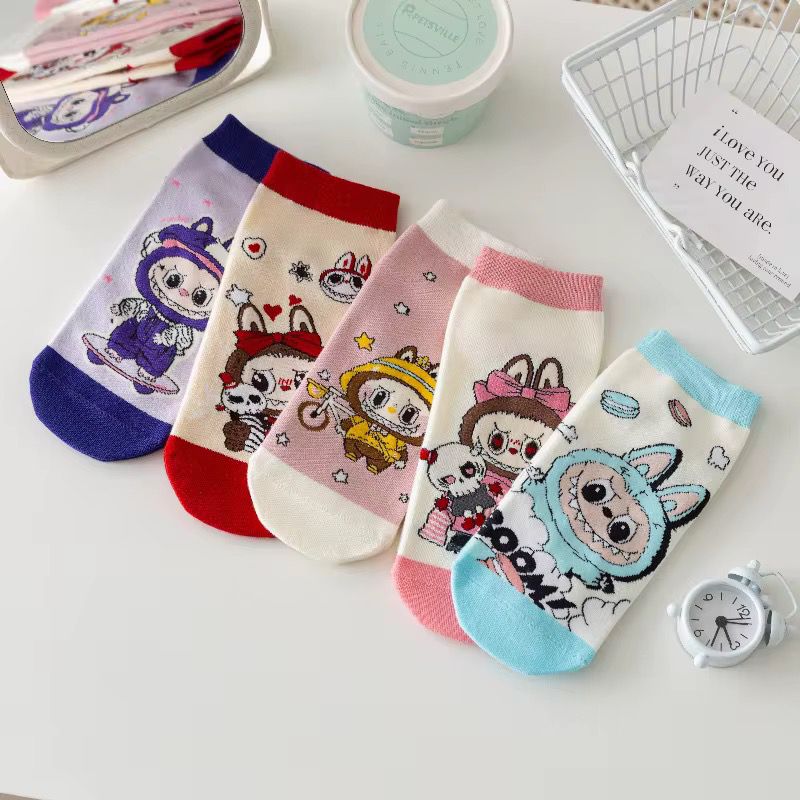 medias estampada labubu x10 colores