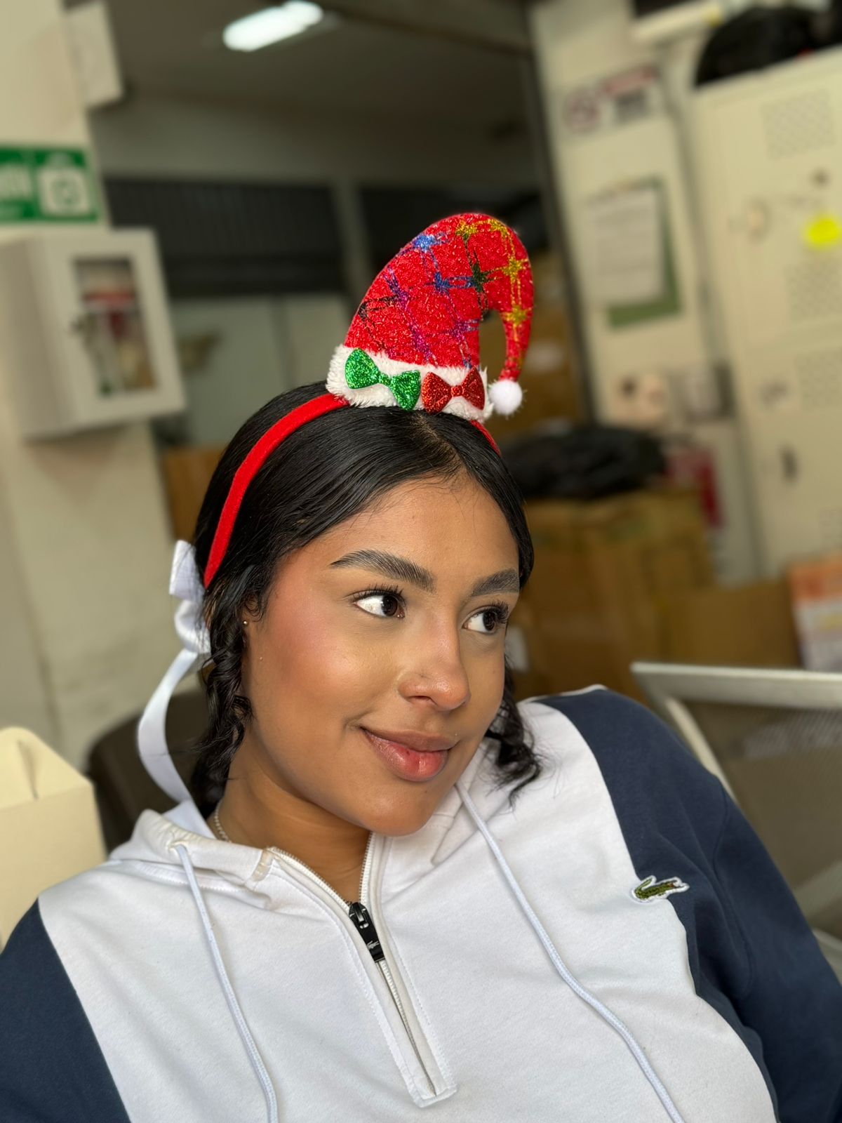 diadema de gorrito de navidad