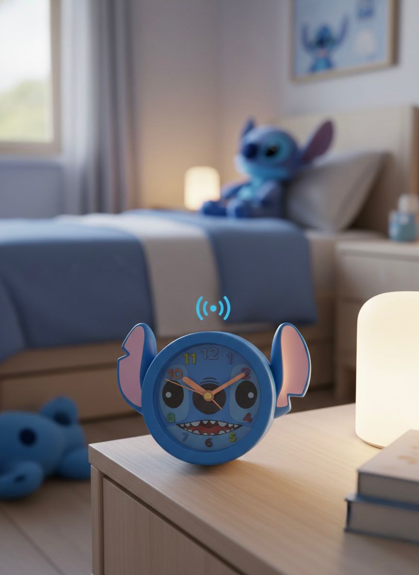 reloj despertador stitch