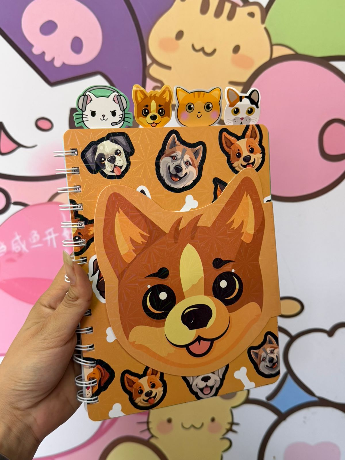 libreta gatito 60 hojas