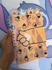 libreta de garra gatito
