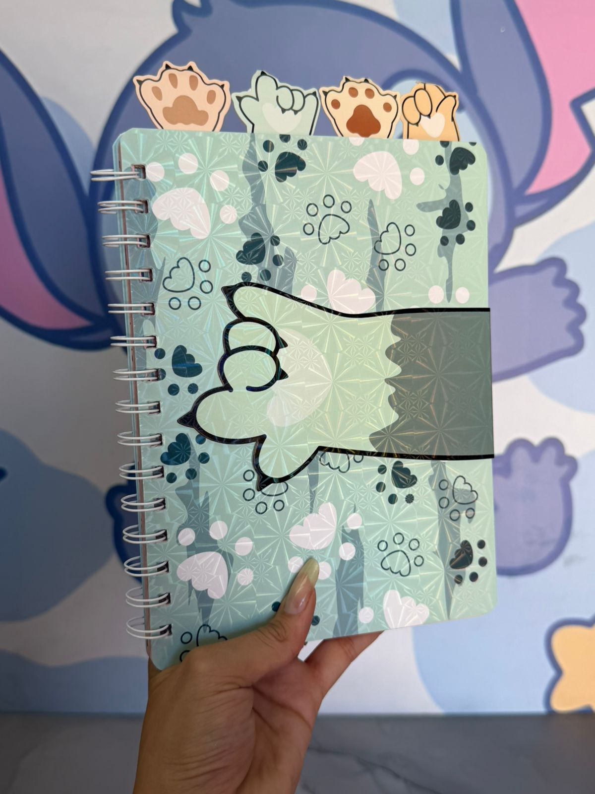 libreta de garra gatito