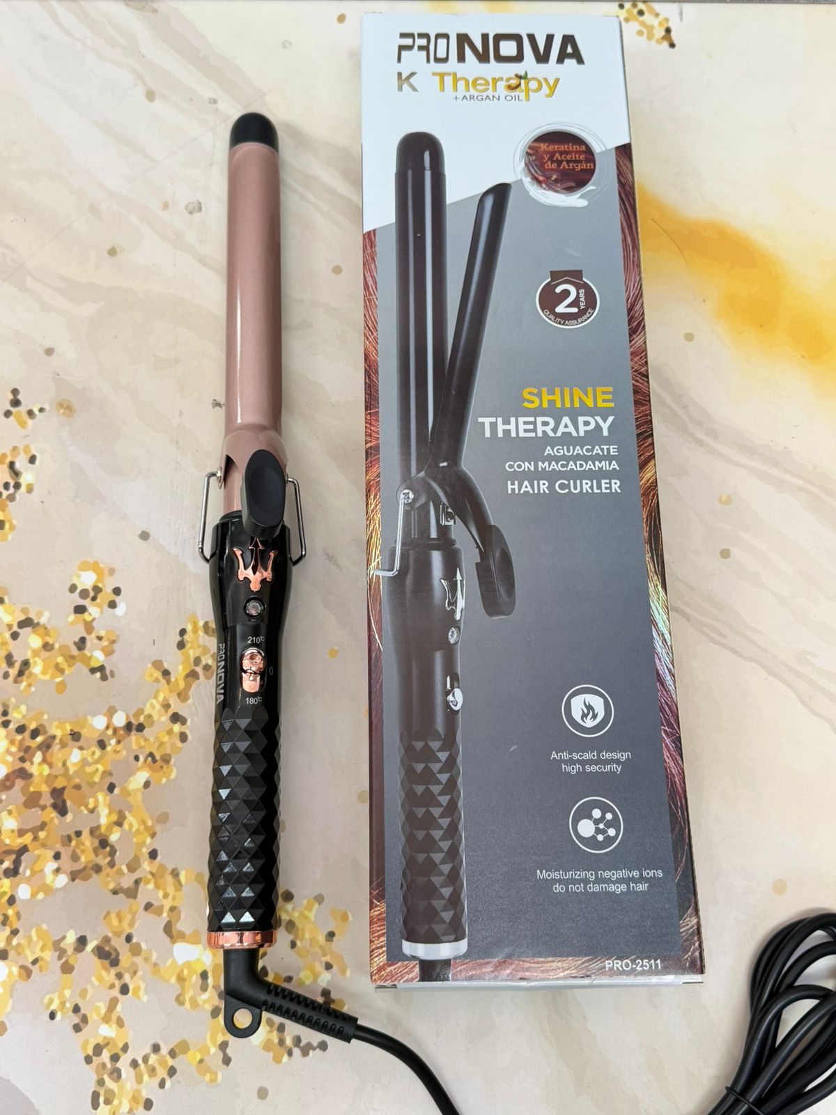 pinza rizadora keratina pro nova