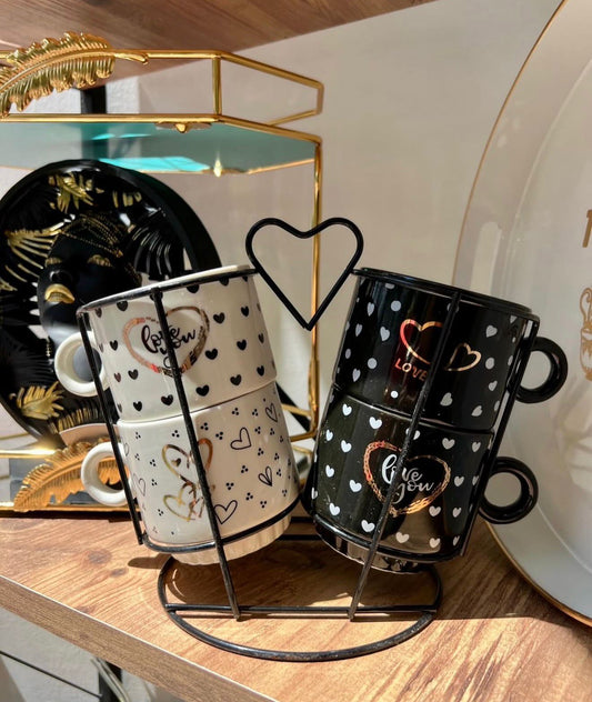 mug corazon en kit
