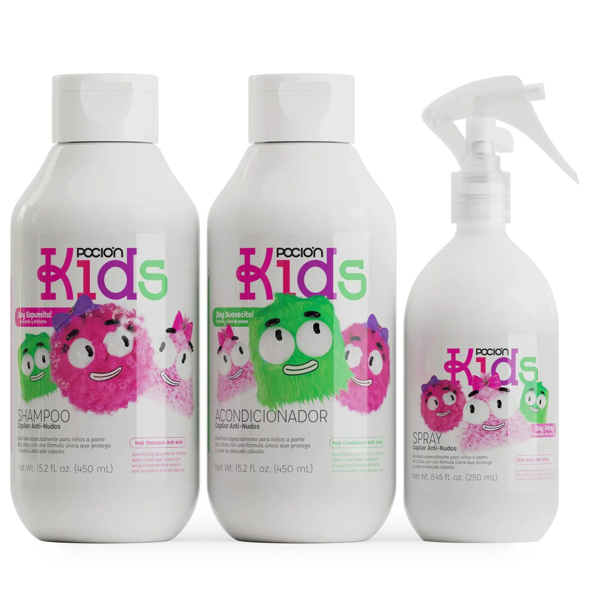 kit sin enrredos kids pocion