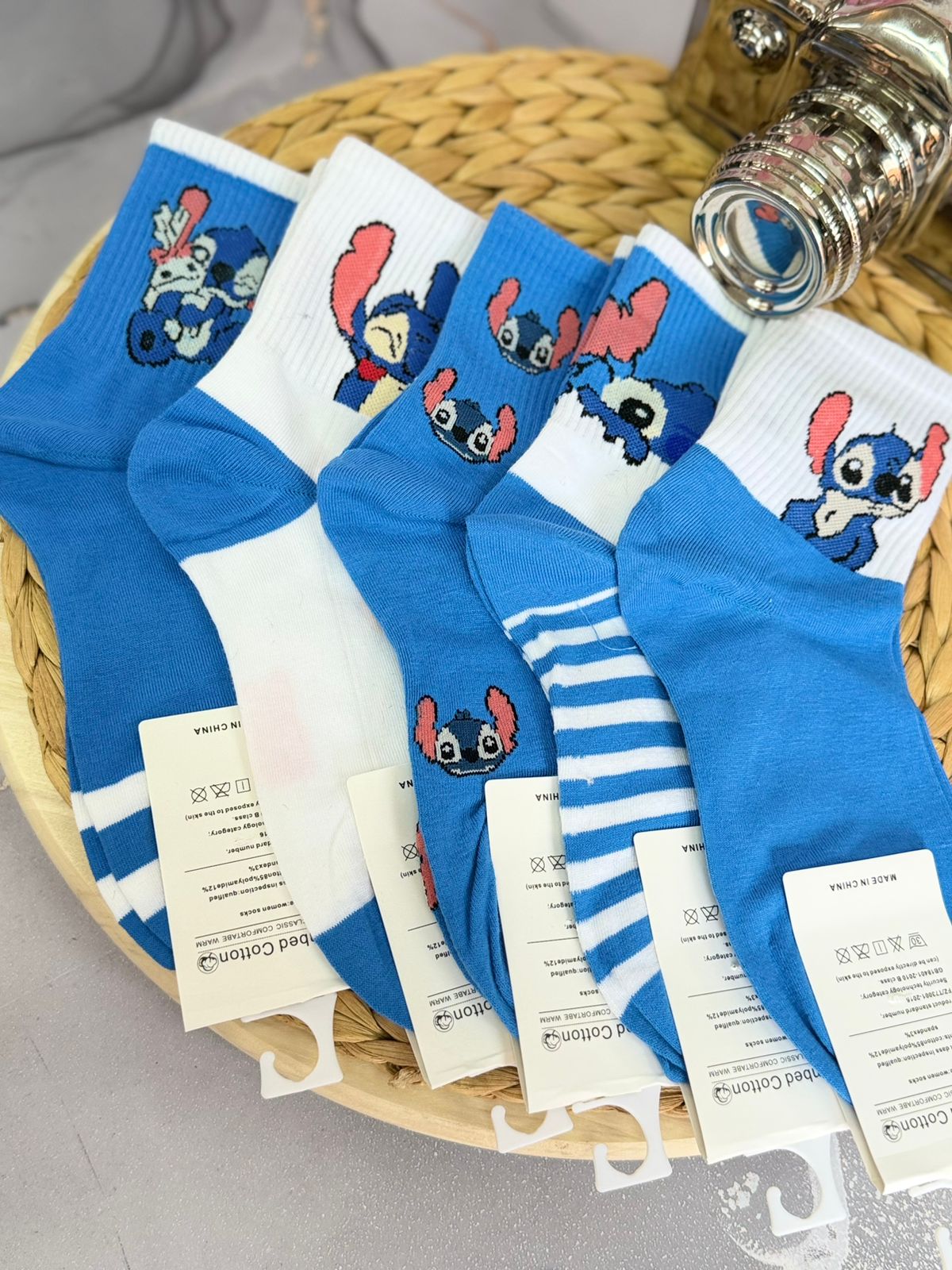 medias stitch x10 largas
