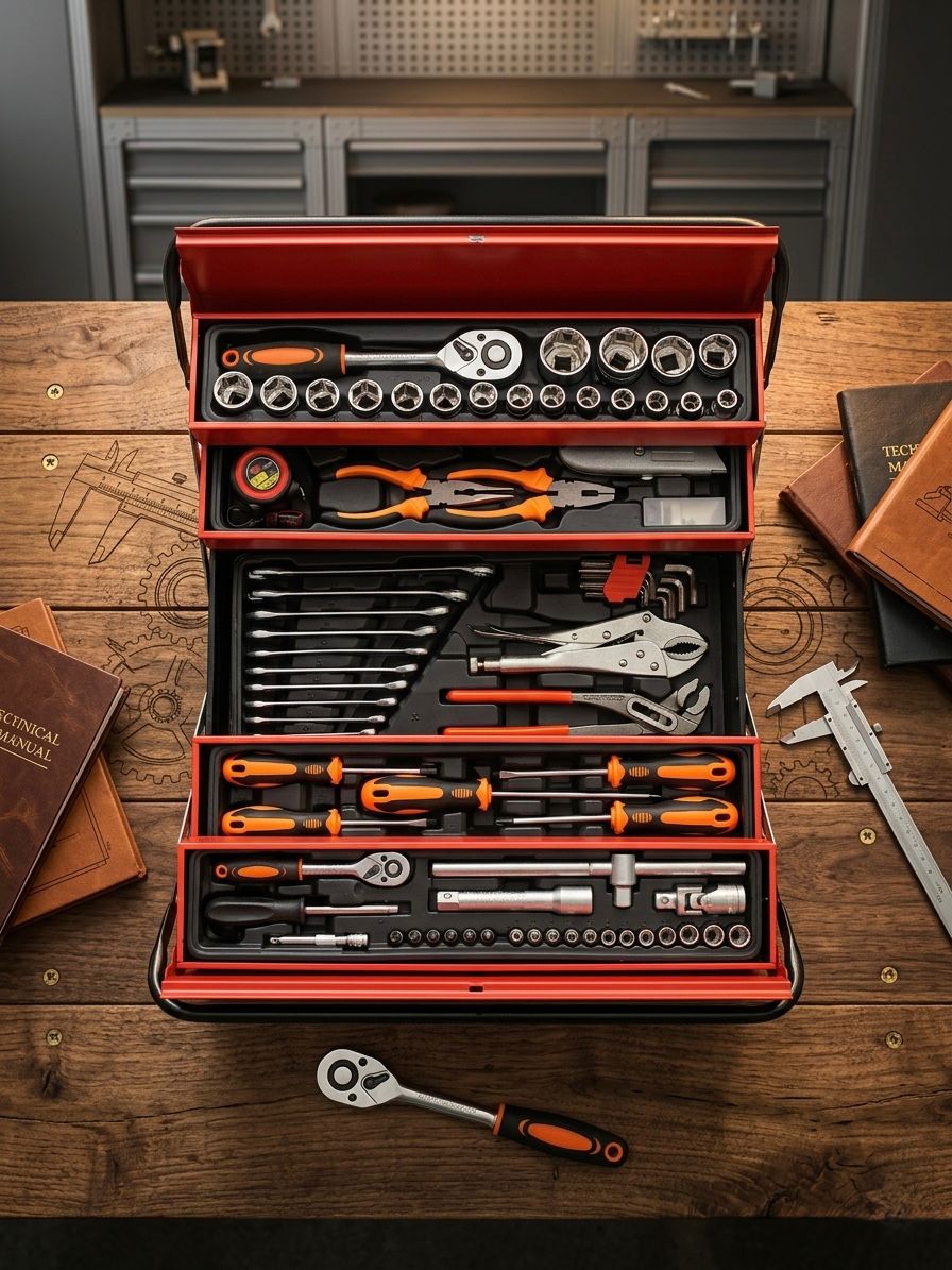 caja de herramientas grande profesional