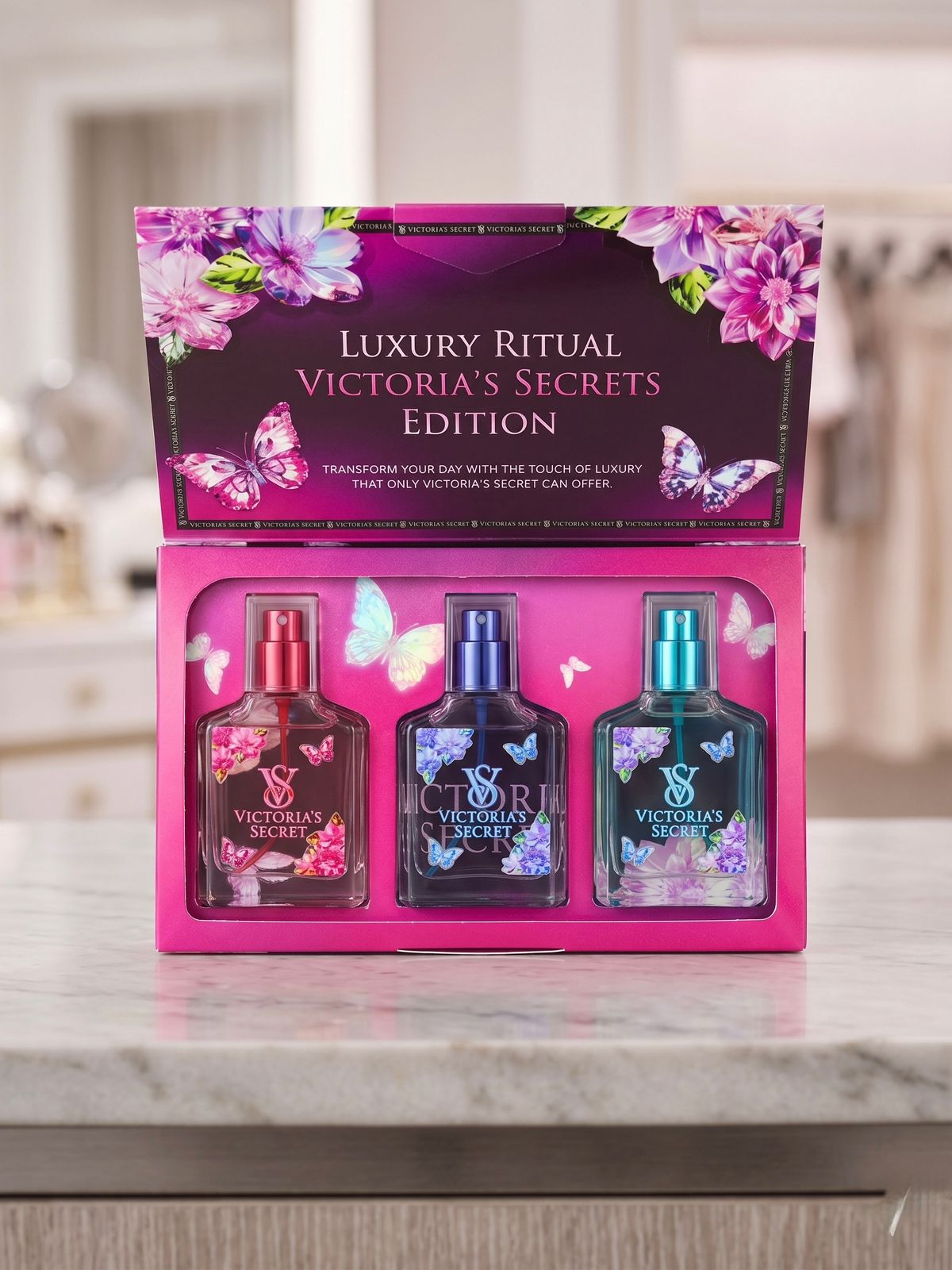 kit x3 perfumes victoria secret