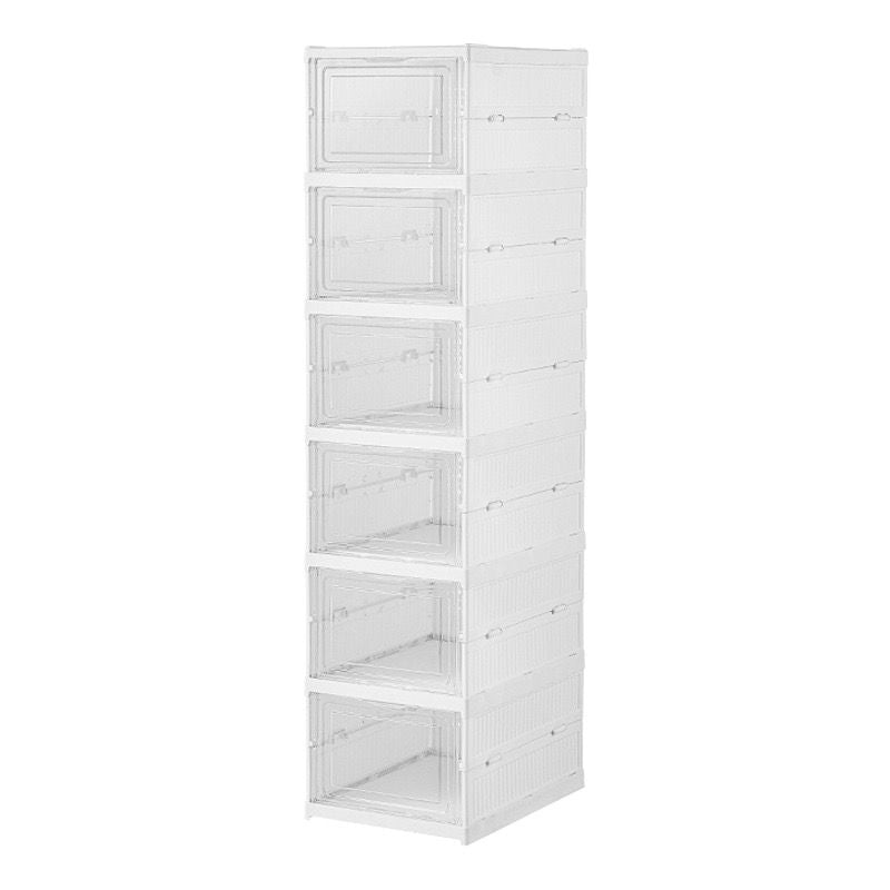 zapatero 6 niveles en acrilico plastico plegable