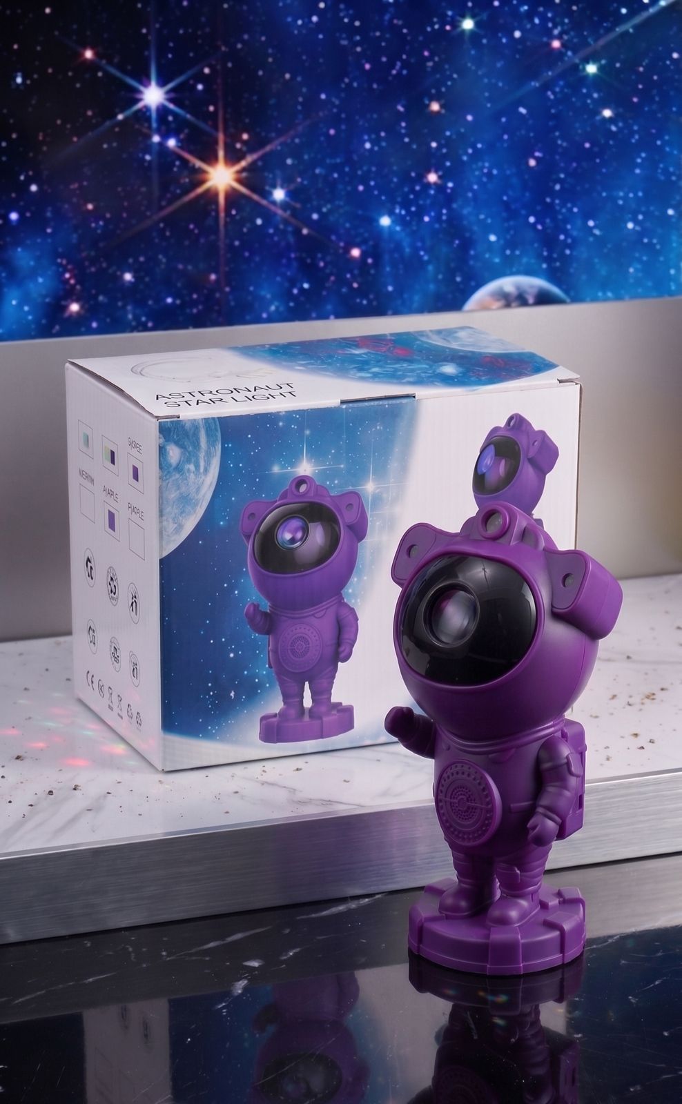 astronauta proyector parlante