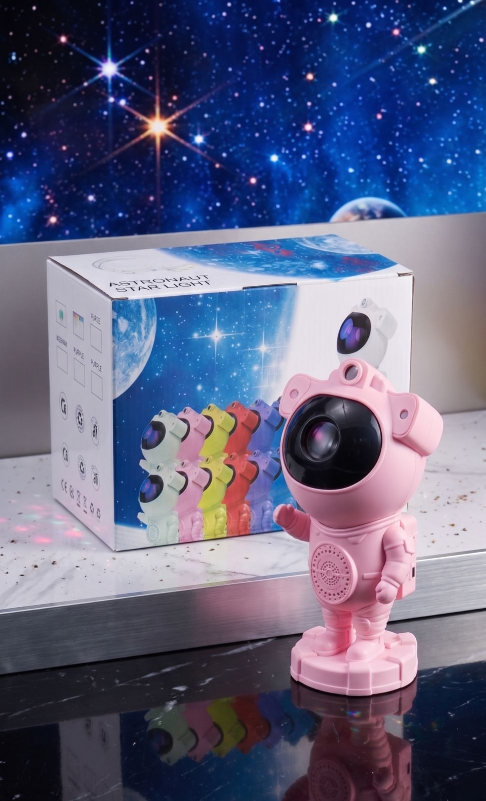 astronauta proyector parlante