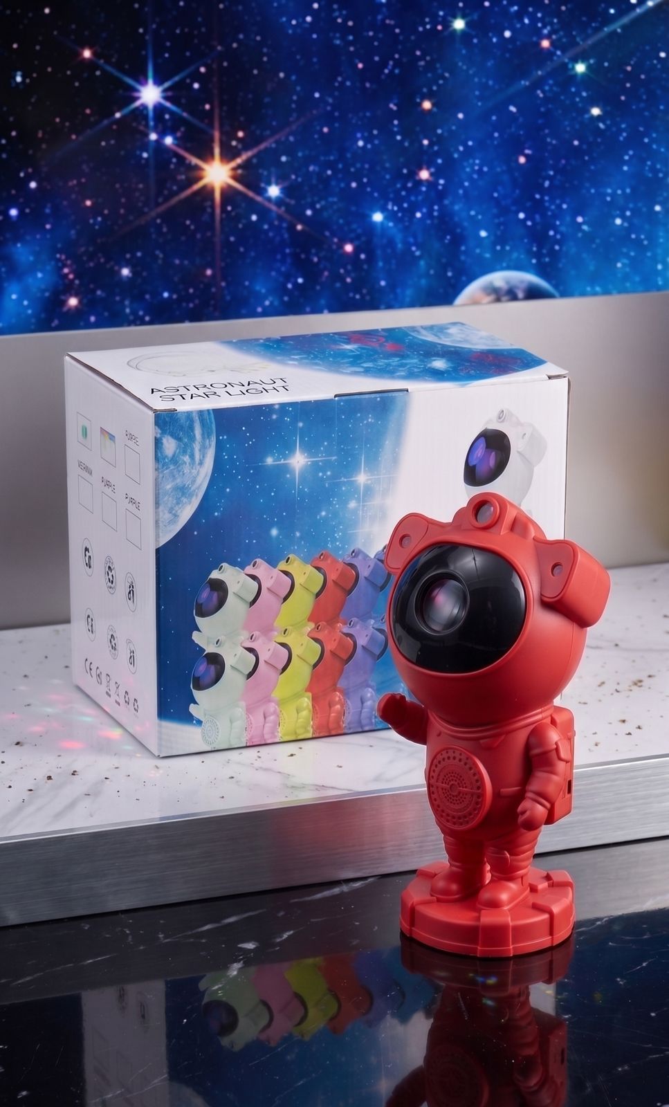 astronauta proyector parlante
