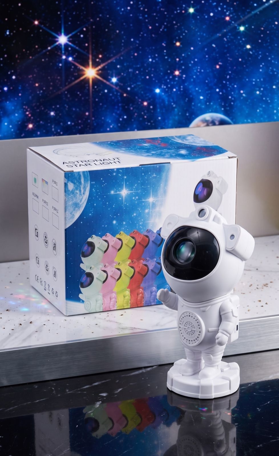 astronauta proyector parlante