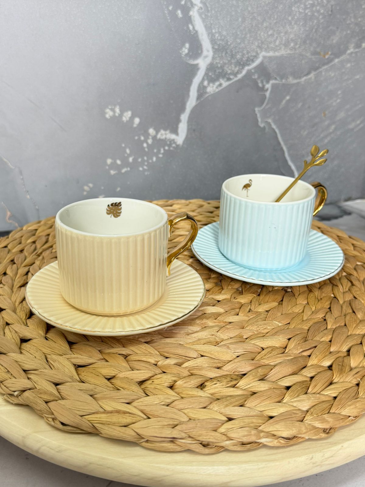 mug en set corrugado