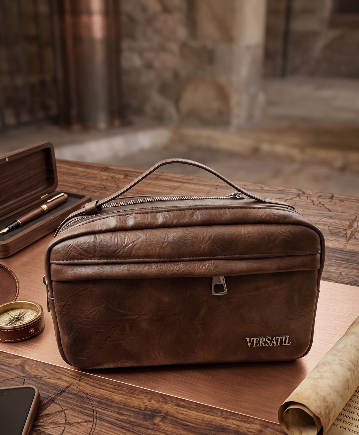 bolsos de caballero cuerina y500
