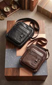 bolso tipo cuerina para caballero