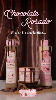 linea de chocolate rosado lluvia de estrella
