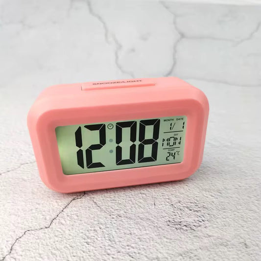 RELOJ DESPERTADOR MINI ROSADO
