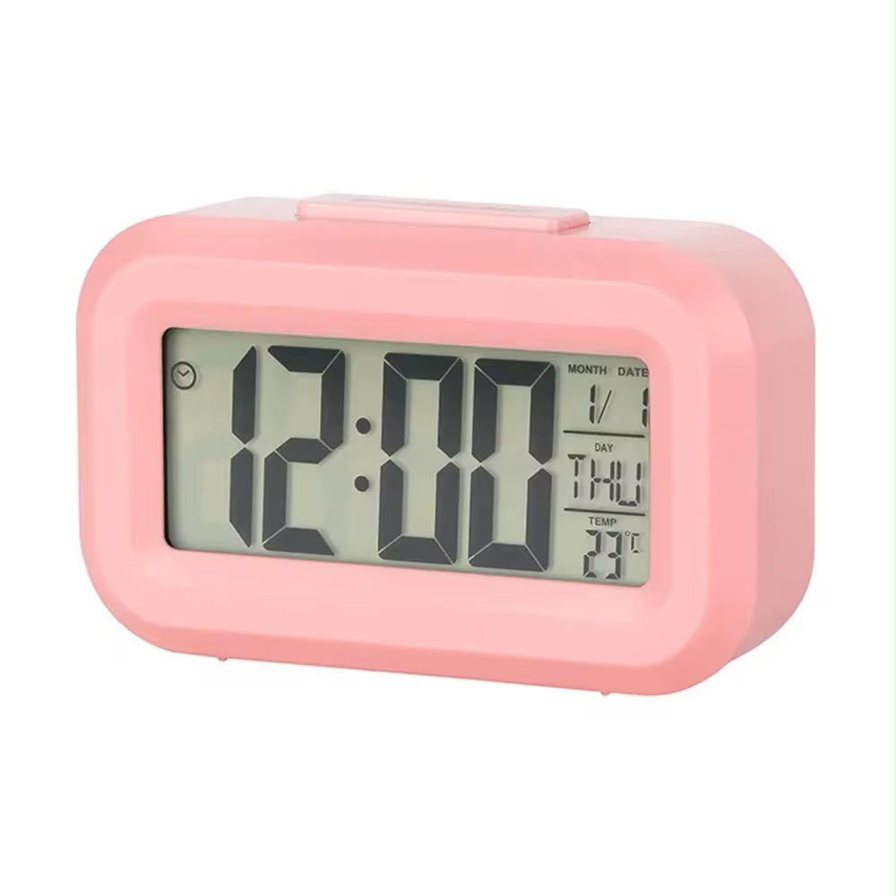 RELOJ DESPERTADOR MINI ROSADO