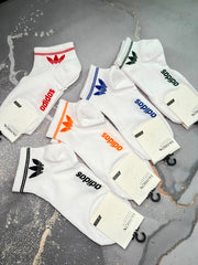 medias adidas 3/4 blancas de colores