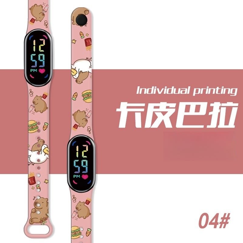 reloj digital capibara