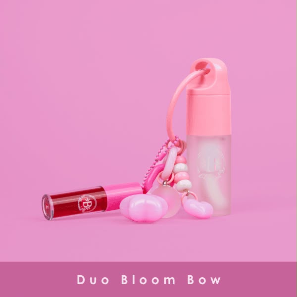 gloss llavero duo bloom bow bloomshell