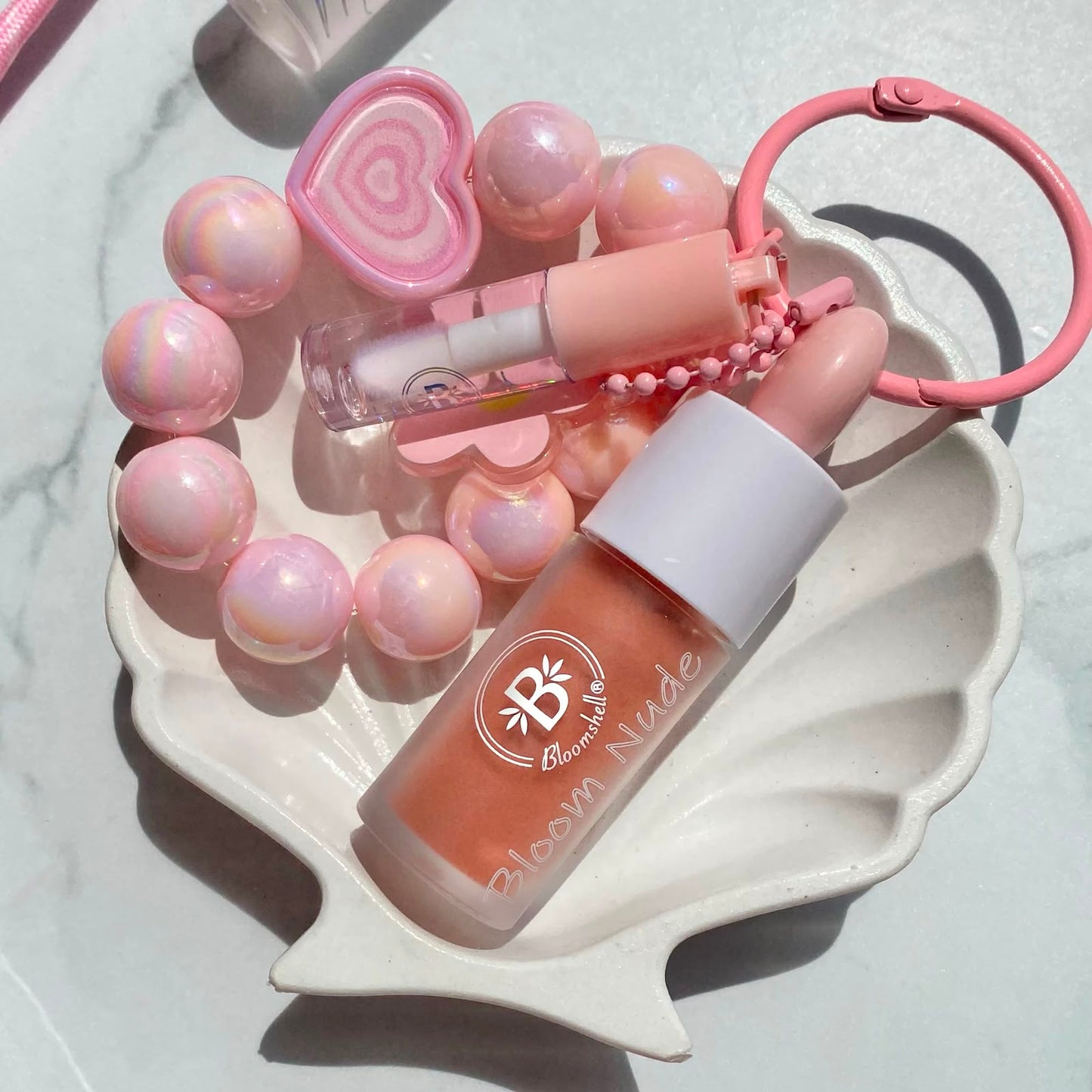 bloom nude gloss mini bloomshell