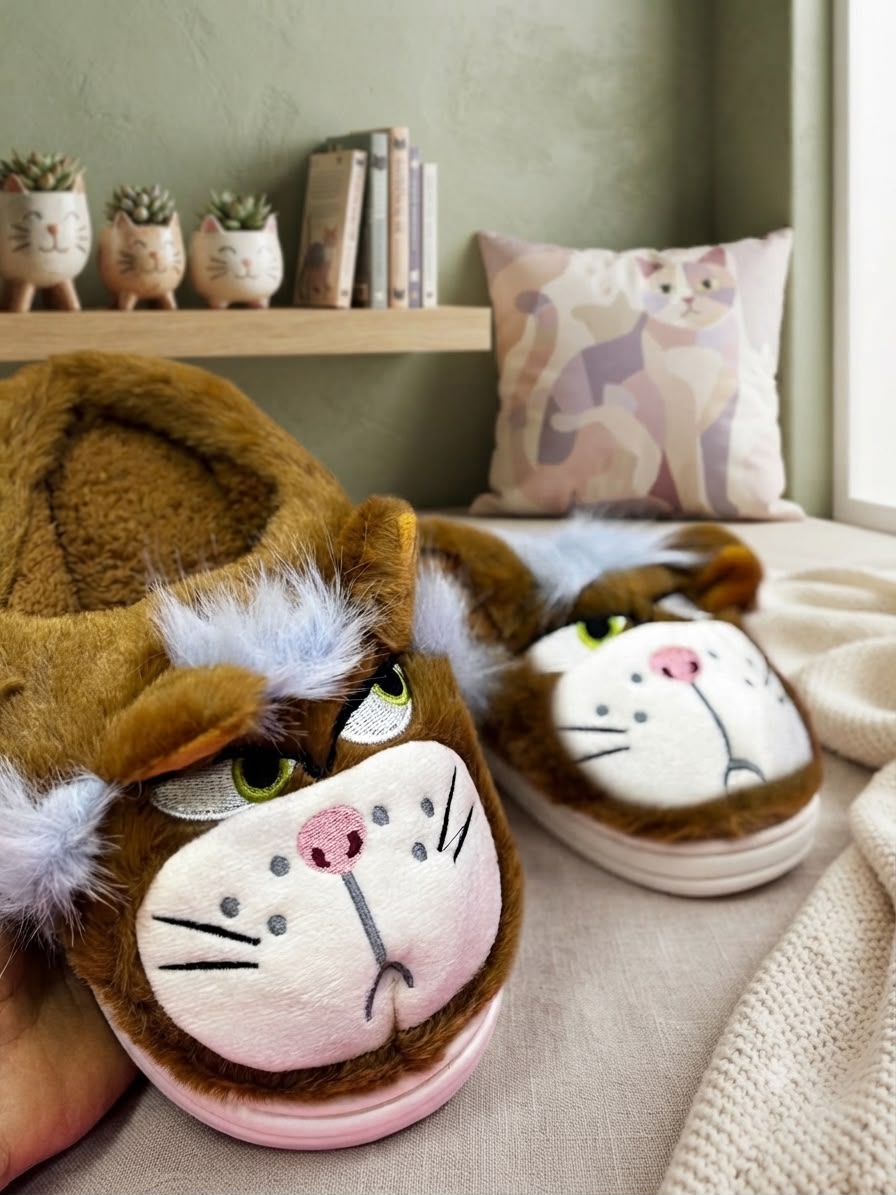 pantuflas lucifer gato