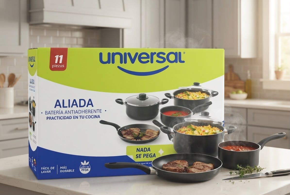 set de ollas universal 11 piezas