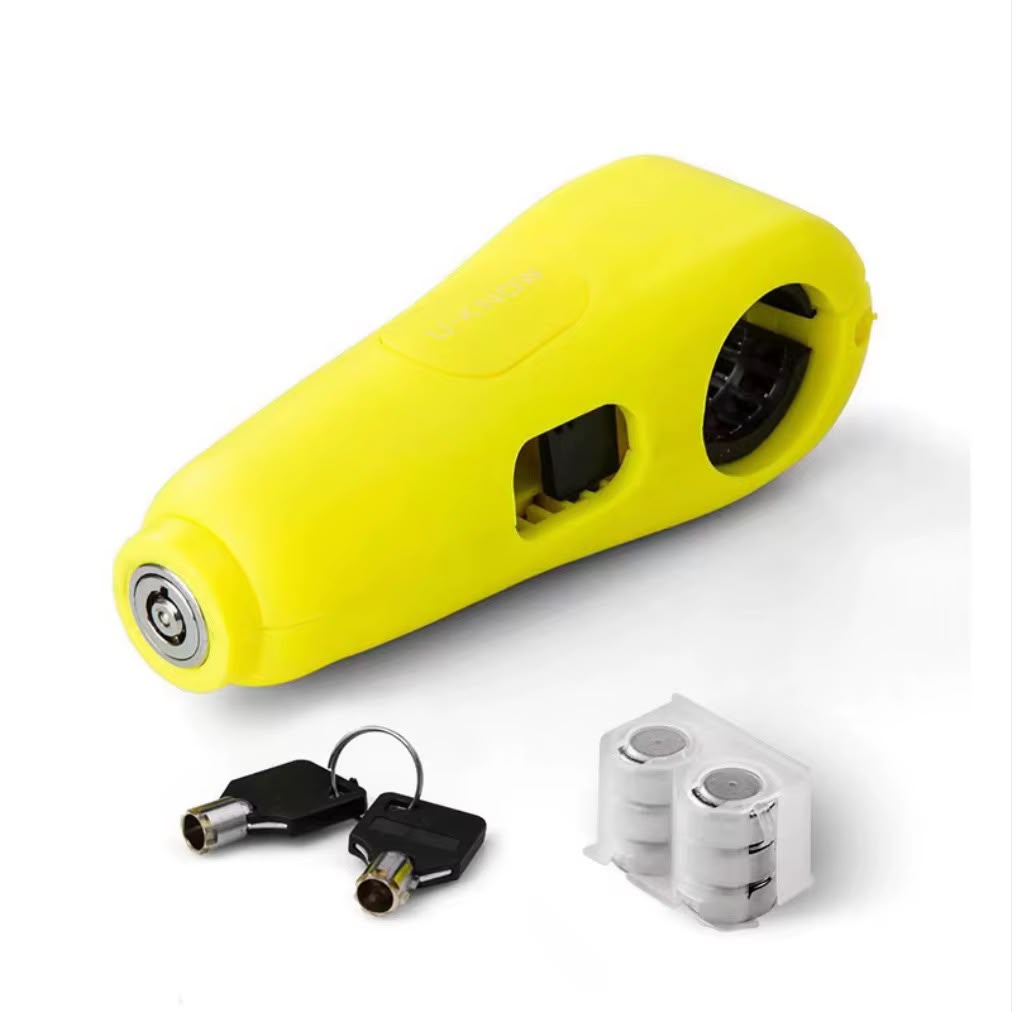 CANDADO CON ALARMA DE MANUBRIO
