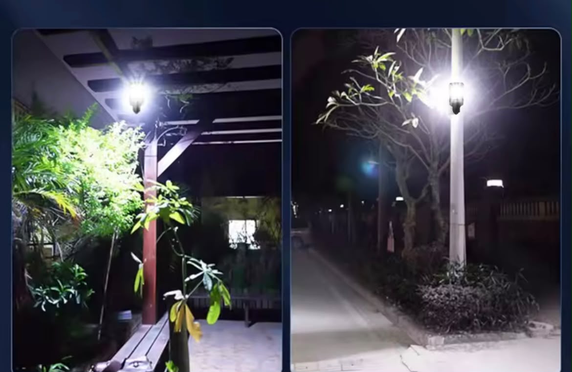 lampara con sensor solar