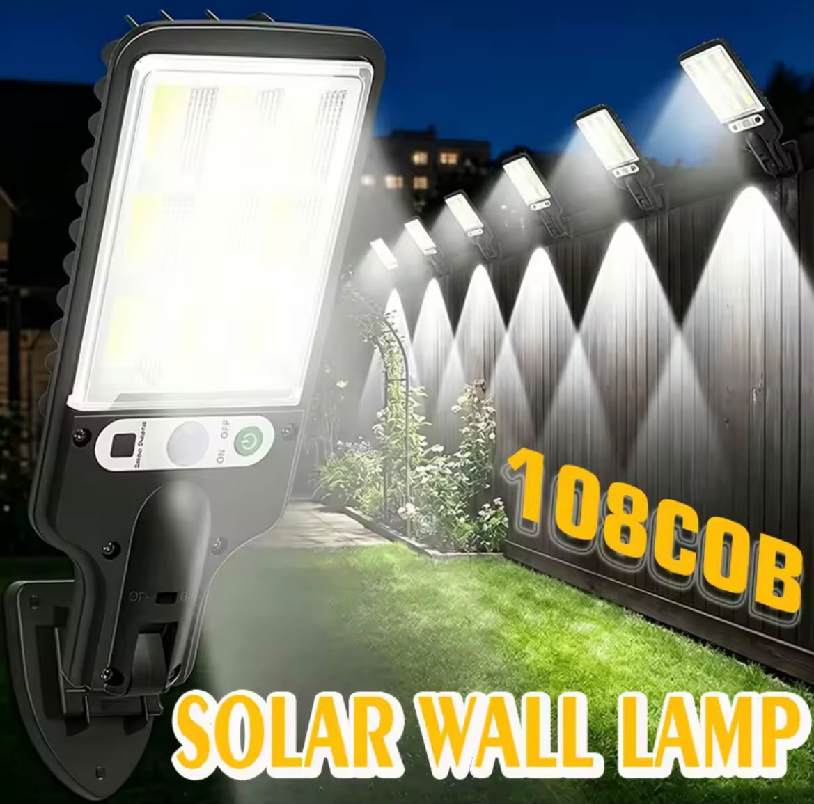 lampara con sensor solar