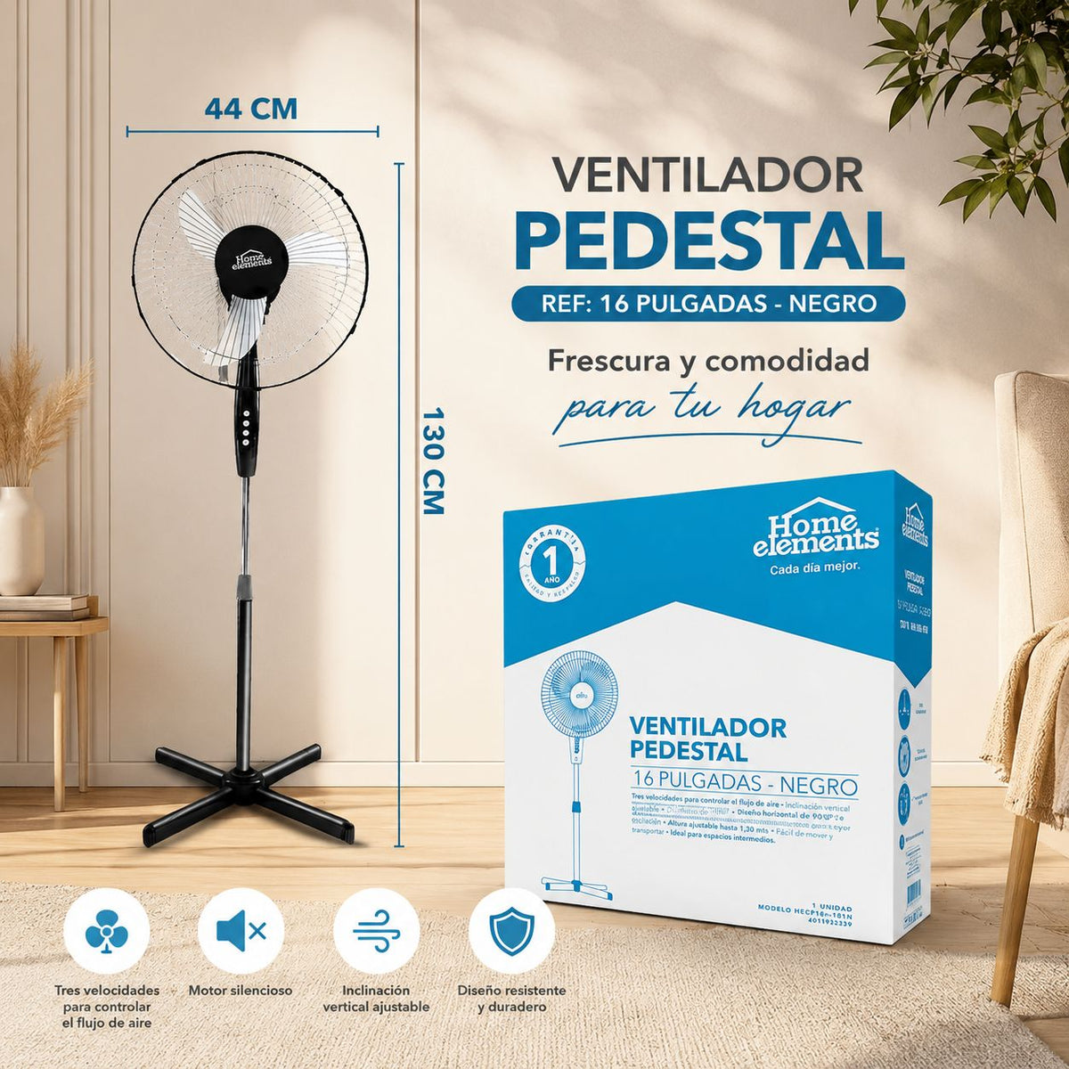 ventilador home elements