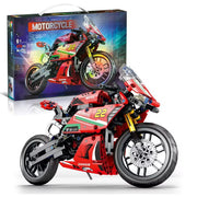 moto armable 47102 rojo